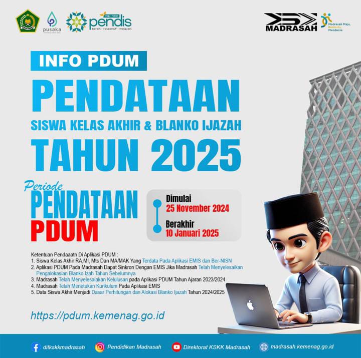 Persiapkan Administrasi Lulusan, Operator MIN 2 Tanjung Jabung Timur Lengkapi Data PDUM 2025
