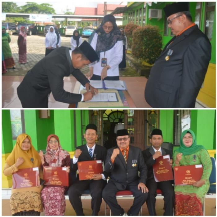 Guru MIN 2 Tanjab Timur Raih Penganugerahan Satya Lencana Karya Satya