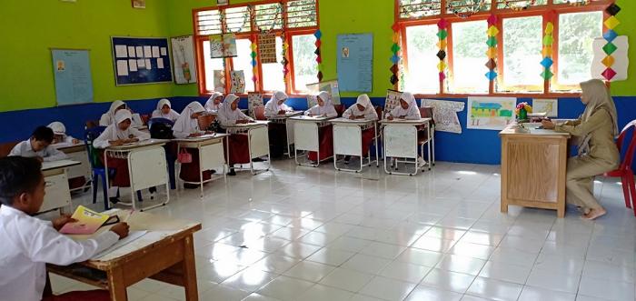 Ujian Semester Genap TP 2018/2019 di MIN 2 Tanjab Timur