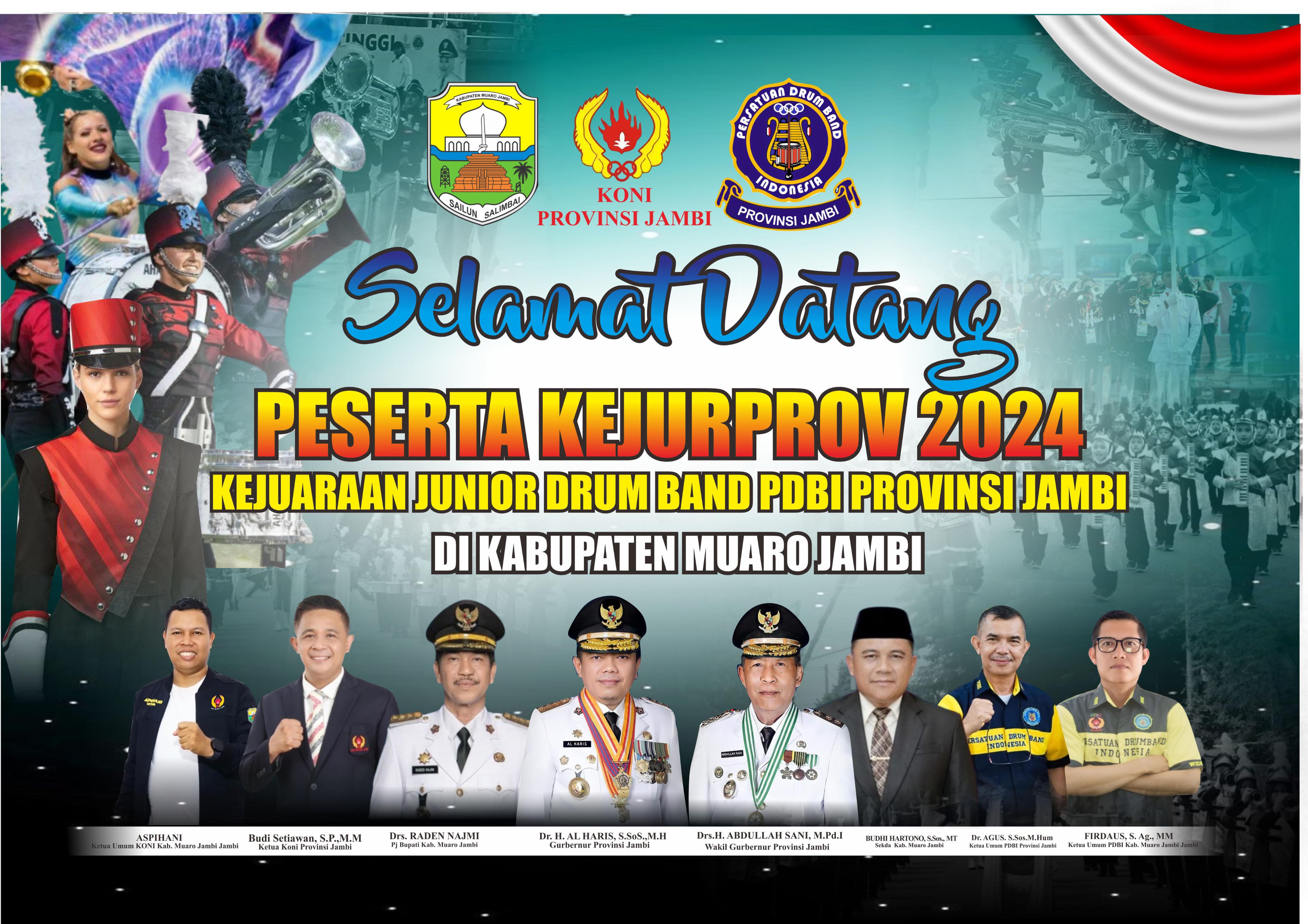 Drumband MIN 2 Tanjung Jabung Timur Ikuti Kejurprov 2024 Junior Drumband PDBI Provinsi Jambi