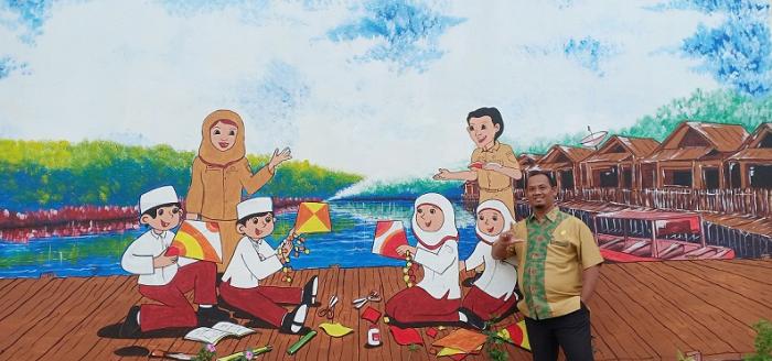 MIN 2 Tanjab Timur Bangun Budaya Literasi Abad -21 melalui Gambar