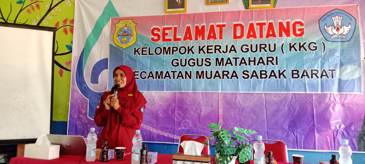 Nur Gusna, S.Pd.SD Diseminasi Budaya Positif pada kegiatan KKG Gugus Matahari di MIN 2 Tanjung Jabung Timur