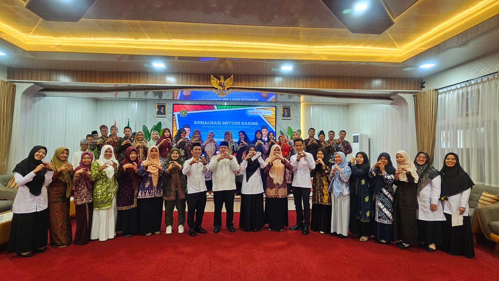 Guru Matematika MIN 2 Tanjung Jabung Timur Ikut Serta Sosialisasi Metode Gasing Pada Pembelajaran Matematika Di Kanwil Kementerian Agama Provinsi Jambi