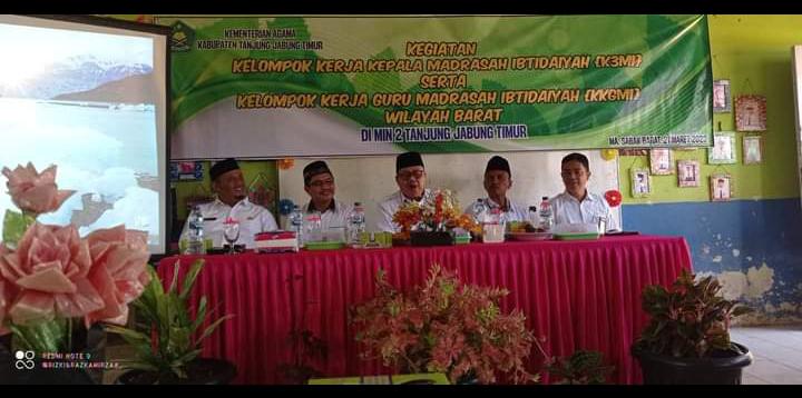 Kegiatan Kelompok Kerja Kepala Madrasah (KKKM) MI Dilangsungkan di MIN 2 Tanjung Jabung Timur, Tingkatkan Kualitas Kepemimpinan Pendidikan