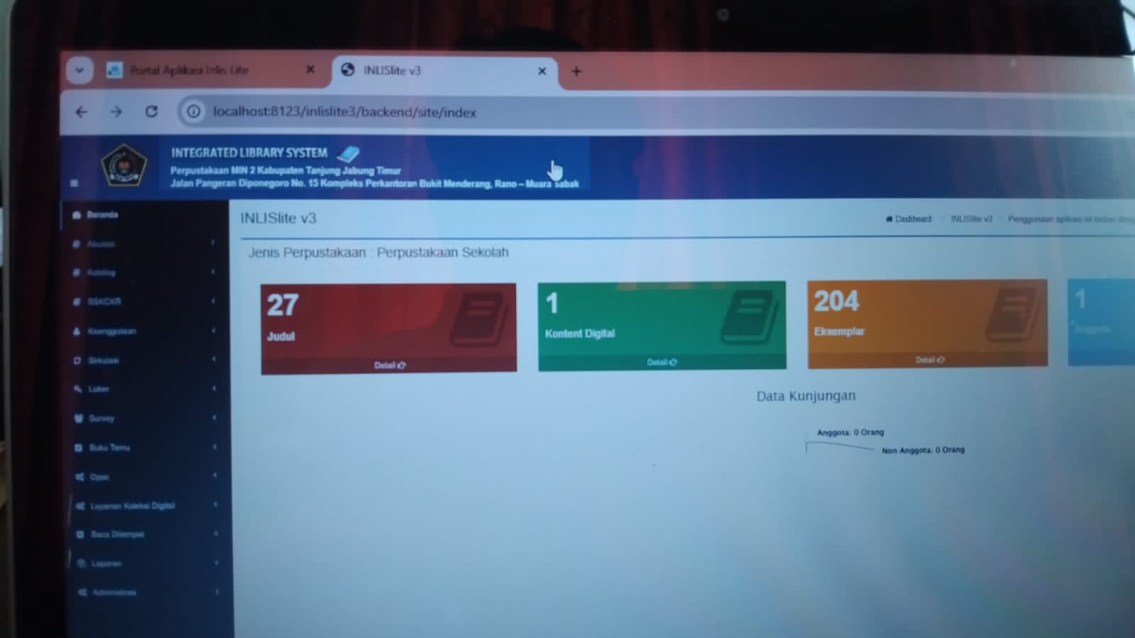 Wujudkan Pengelolaan Perpustakaan Modern, MIN 2 Tanjung Jabung Timur Siapkan Pengelolaan dengan Aplikasi INLISLite V3