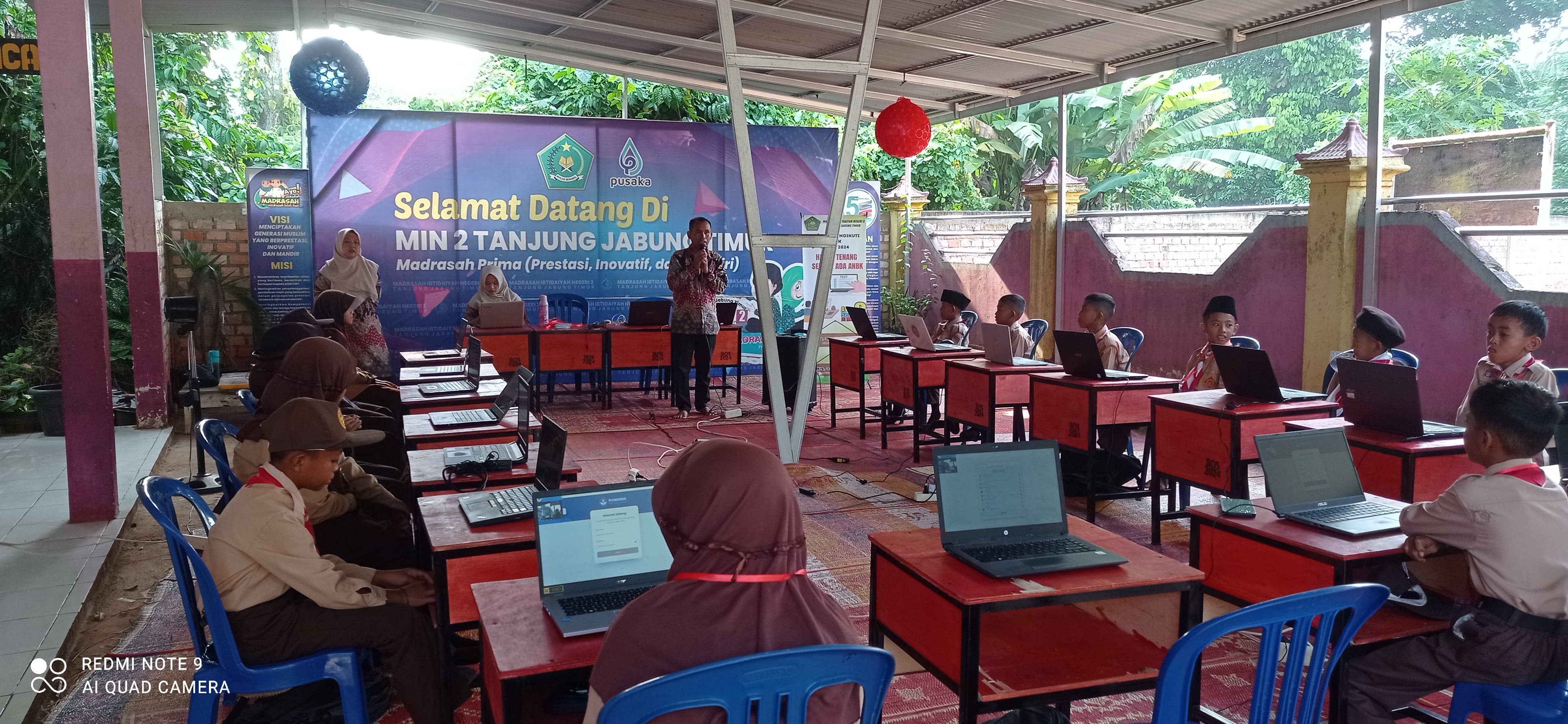 Pelaksanaan ANBK di MIN 2 Tanjab Timur Berjalan Lancar