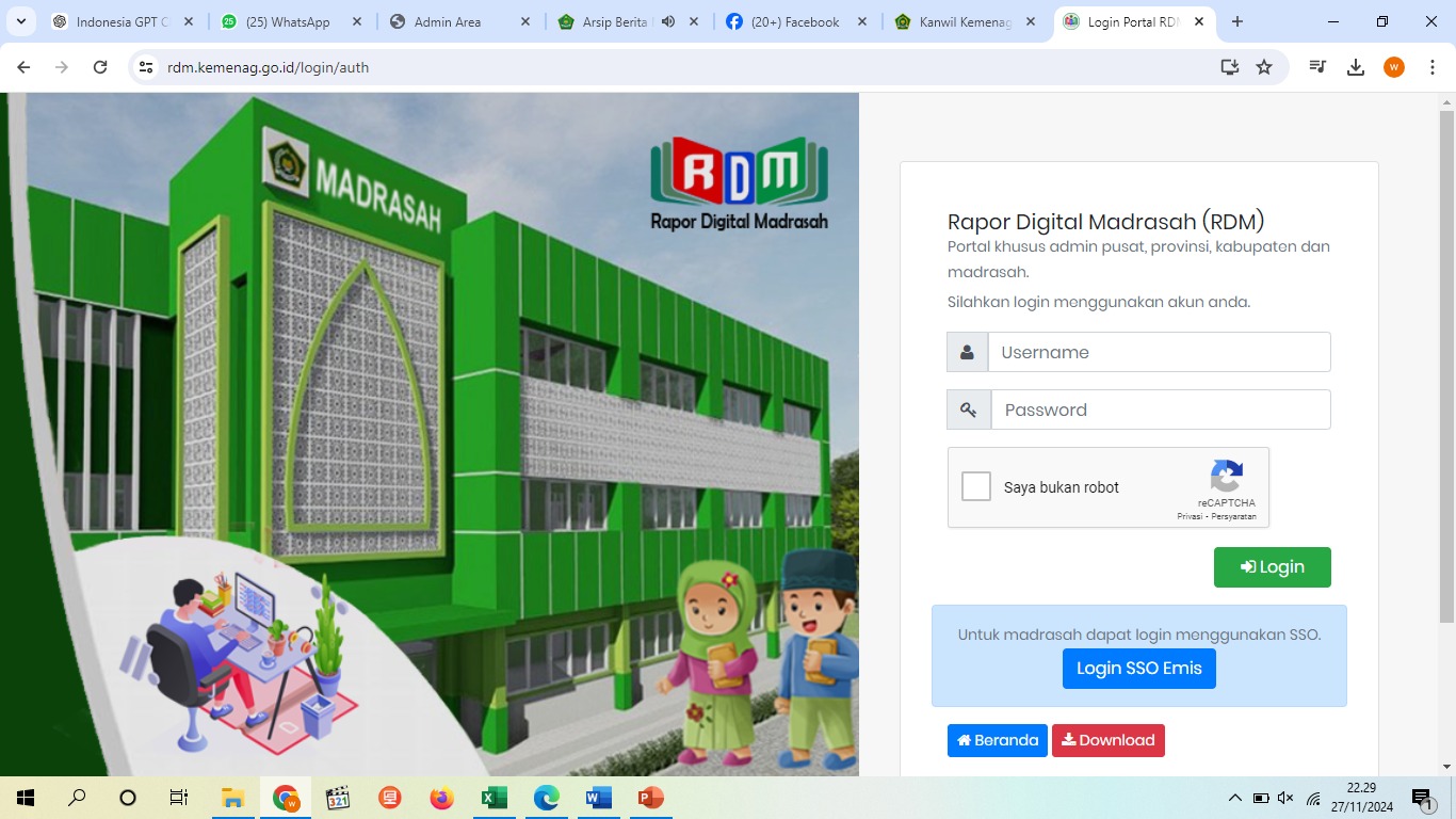 Wujudkan Pengelolaan Rapor Digital Madrasah, MIN 2 Tanjung Jabung Timur Siapkan Hosting dan Daya Akses Internet